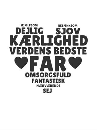 Hjärtmamma inkl. 2 valfria textrader